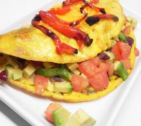 Avocado Greek Omelet Photo