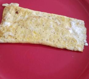 Egyptian Feta Cheese Omelet Roll Photo