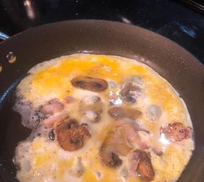 Mushroom, Scallion, and Cheese Omelet Photo