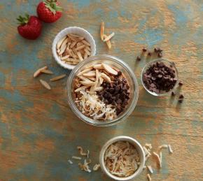 Joyful Chocolate Overnight Oats Photo