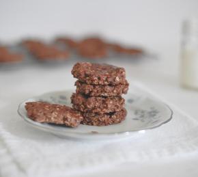 No Bake Chocolate Peanut Butter Cookies Photo