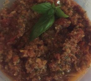 Red Pesto Sauce Photo