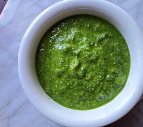 Sunflower Seed and Basil Pesto Photo