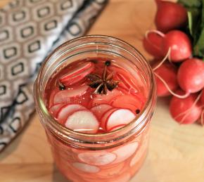 Quick Pickled Radishes Photo