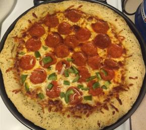 Garlic Lover's Pizza Crust for the Bread Machine Photo