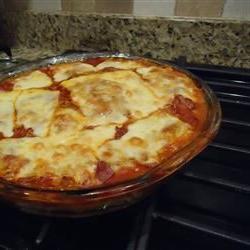 Baked Polenta with Sausage Photo