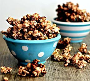 Dark Chocolate Popcorn Photo