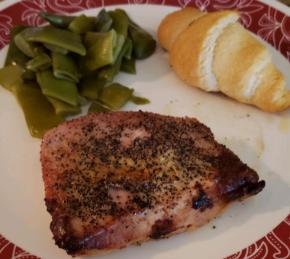 Garlic-Seasoned Baked Pork Chops Photo