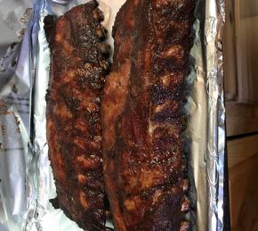 Sweet Smoked Pork Ribs Photo