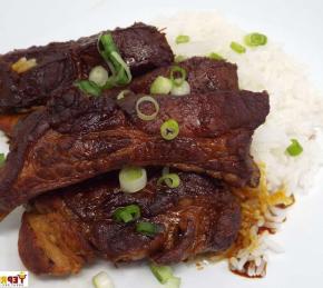 Japanese-Style Braised Pork Ribs Photo