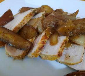 Pork Tenderloin with Apples and Onions Photo