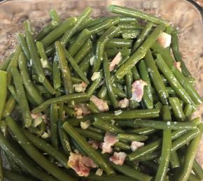 Bacon-Garlic Green Beans Photo