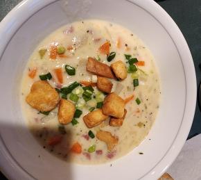 Delicious Ham and Potato Soup Photo