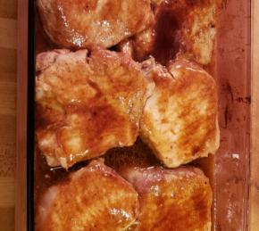 Marinated Baked Pork Chops Photo