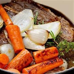 Stove Pot Roast With Mashed Potatoes Photo