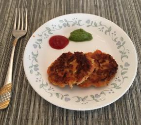 Vegetable and Feta Latkes Photo