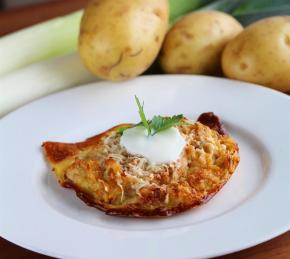 Potato Leek Latkes Photo