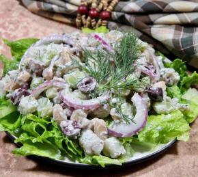 Potato Salad with Beans and Yogurt Dressing Photo