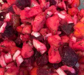 Russian Beet and Potato Salad Photo