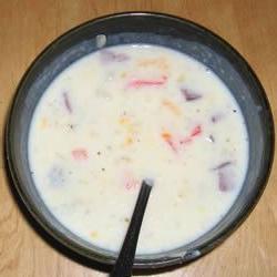 Cream of Onion and Potato Soup Photo