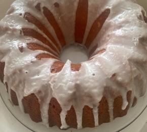 Cream Cheese Pound Cake with Lemon Glaze Photo