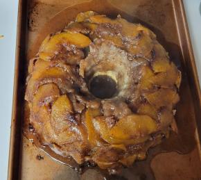 Peach Cobbler Upside-Down Pound Cake Photo