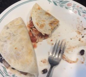 Mushroom and Black Bean Quesadillas Photo