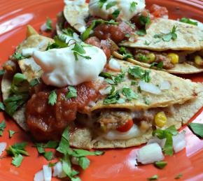 Street-Market Fried Quesadillas Photo