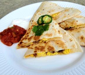 Spicy Breakfast Quesadillas Photo