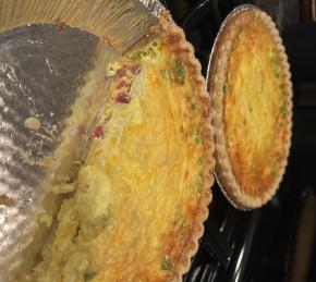 Creamy Ham and Cheese Quiche Photo