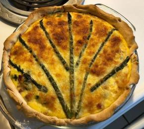 Asparagus Quiche Photo