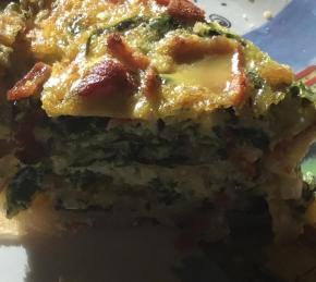 Spinach and Bacon Quiche Photo