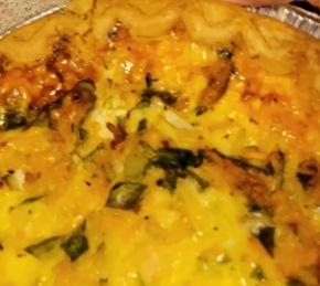 Spinach Quiche with Chicken Photo