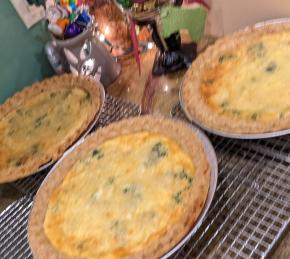 Quiche Florentine Photo