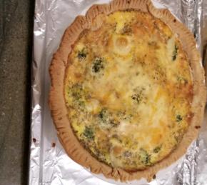 Broccoli and Cheddar Quiche Photo