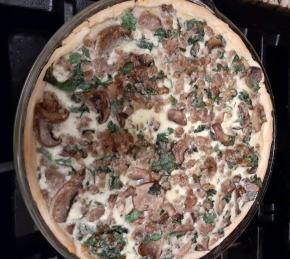 Sausage Mushroom Quiche Photo