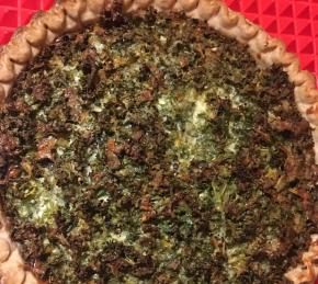 Cheesy Kale Quiche Photo