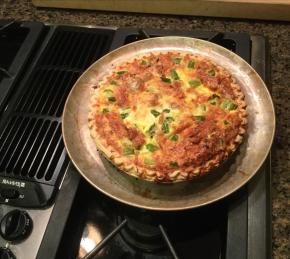 Asparagus and Swiss Cheese Quiche Photo