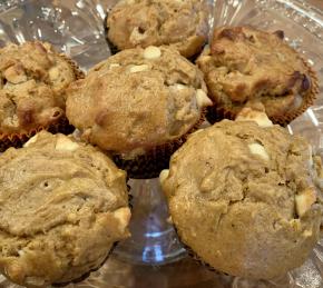 White Chocolate Pumpkin Spice Muffins Photo