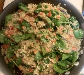 Carrot, Tomato, and Spinach Quinoa Pilaf Photo