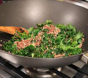 Garlic Kale Quinoa Photo