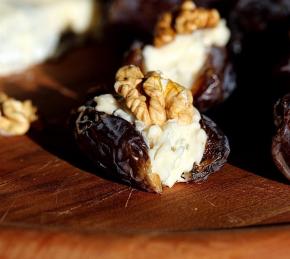 Gorgonzola-Walnut Stuffed Dates Photo