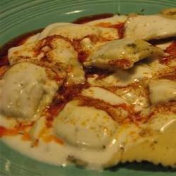 Manti (Turkish 'Ravioli' with Yogurt Sauce) Photo