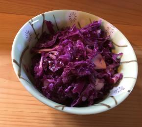 Red Cabbage Salad with Apples Photo