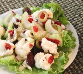 Raw Cauliflower Salad Photo