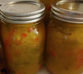 Green Tomato and Pepper Relish Photo