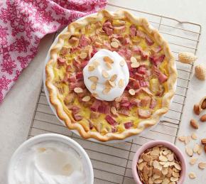 Old Fashioned Rhubarb Pie Photo