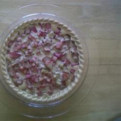 Rhubarb Pie - Single Crust Photo