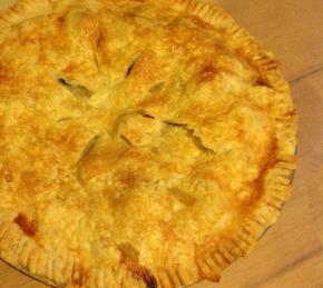 Pineapple-Rhubarb Pie Photo