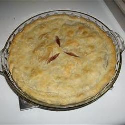 Grandma's Strawberry Rhubarb Pie Photo